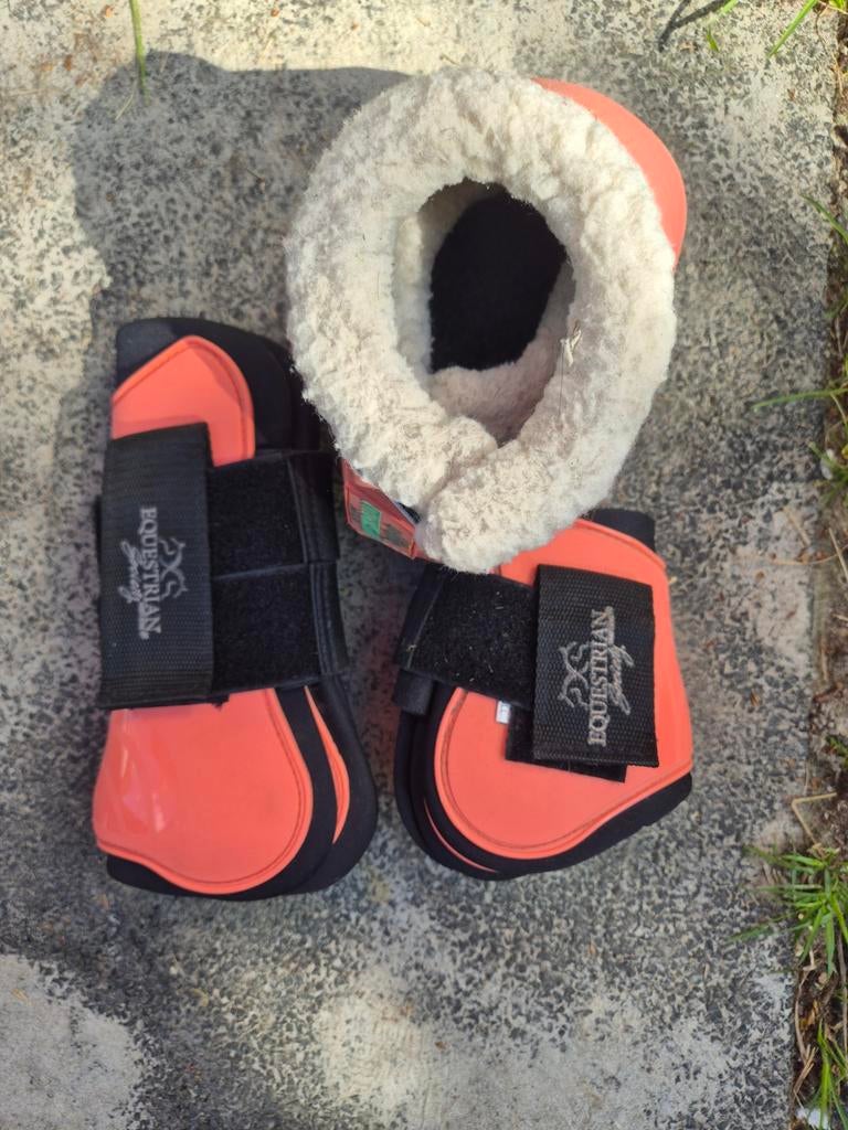 Peesbeschermers set incl springschoenen, Dieren en Toebehoren, Ophalen of Verzenden, Zo goed als nieuw