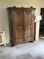 Antieke houten Duitse barokkast met sierlijke details, Antiek en Kunst, Antiek | Meubels | Kasten, Ophalen