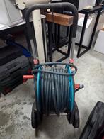 Gardena slangenwagen met slang, Ophalen of Verzenden, Gebruikt