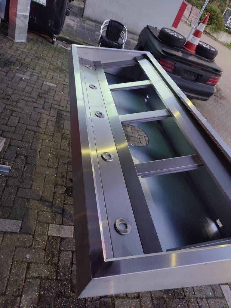 RVS afzuigkap, Witgoed en Apparatuur, Afzuigkappen, Wandschouwkap, Ophalen of Verzenden