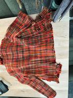 Vintage  INTI trui met franjes, Kleding | Dames, Ophalen of Verzenden, Zo goed als nieuw, Maat 38/40 (M), Oranje