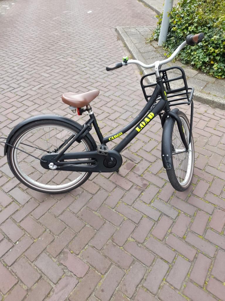 Cargo fiets - Zwart met voordrager, Fietsen en Brommers, Gebruikt, Versnellingen, Overige merken, Ophalen