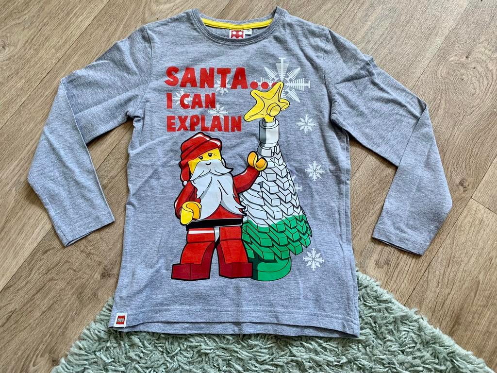 TE KOOP: longsleeve Lego kerst maat 116/122 NIEUW, Ophalen of Verzenden, Nieuw, Jongen, Shirt of Longsleeve