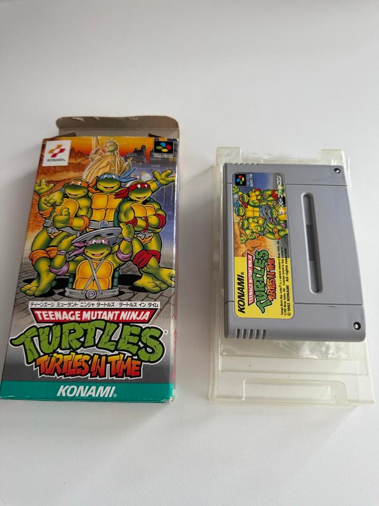 Teenage Mutant Ninja Turtles: Turtles in Time (SNES), Vechten, 2 spelers, Eén computer, Ophalen of Verzenden
