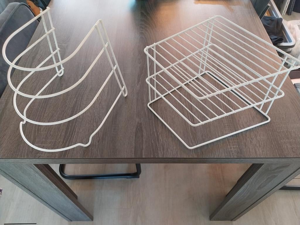 Borden rek, Ophalen of Verzenden, Gebruikt, Overige materialen, Vaatwasserbestendig
