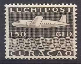 Curacao Luchtpost 82 postfris Vliegtuigen 1947, Ophalen of Verzenden, Postfris