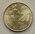 Maleisië, 20 sen 2020, Ophalen of Verzenden, Zuidoost-Azië, Losse munt