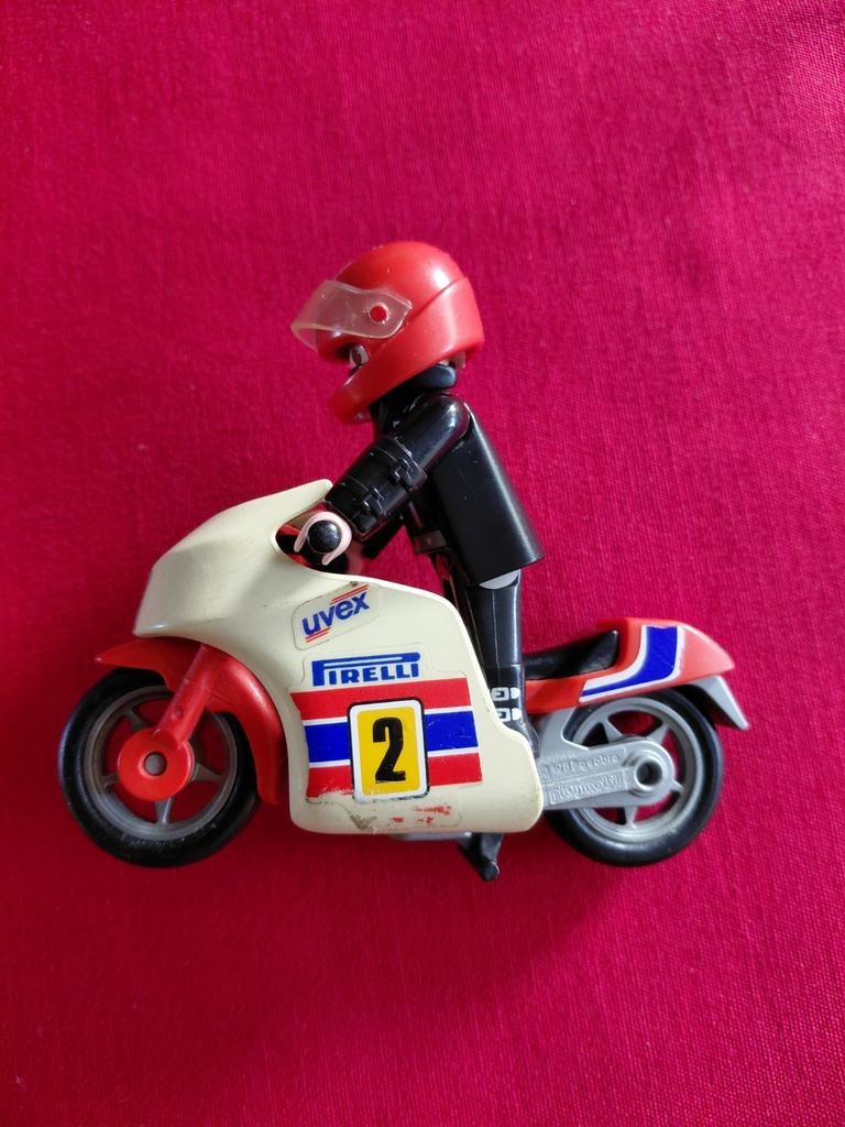 Race motor playmobil, Kinderen en Baby's, Speelgoed | Playmobil, Ophalen of Verzenden, Gebruikt, Los playmobil