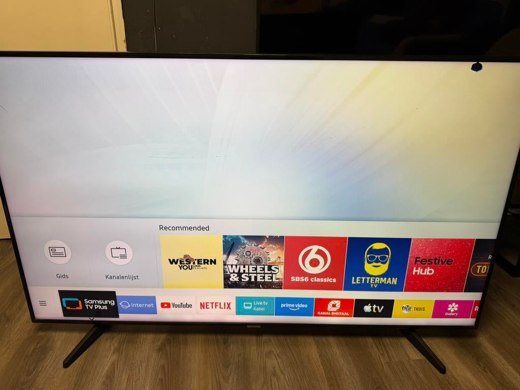 Samsung tv 65 inch (kapot), Audio, Tv en Foto, Televisies, Ophalen, 50 Hz, Zo goed als nieuw, Samsung