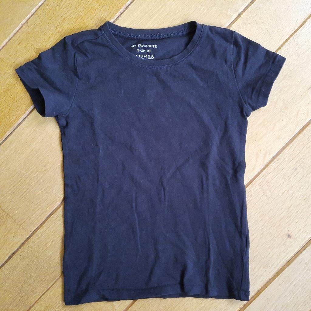 MY FAVOURITE t- shirt zwart maat 122/128, Kinderen en Baby's, Kinderkleding | Maat 122, Ophalen of Verzenden, My Favourite, Jongen