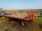 Platte wagen hooi stro ronde balen 4 TON laadvermogen, Ophalen, Transport