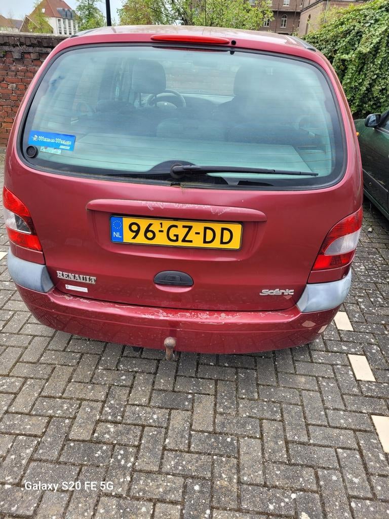 Renault Scénic 1.6 16V AUT Euro 2000 2001 Rood, 1250 kg, 4 cilinders, Origineel Nederlands, Particulier