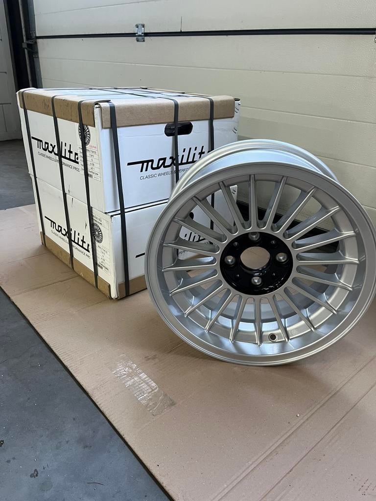 Maxilite Alpina style velgen nieuw E21, Ophalen, 15 inch, Velg(en), Nieuw