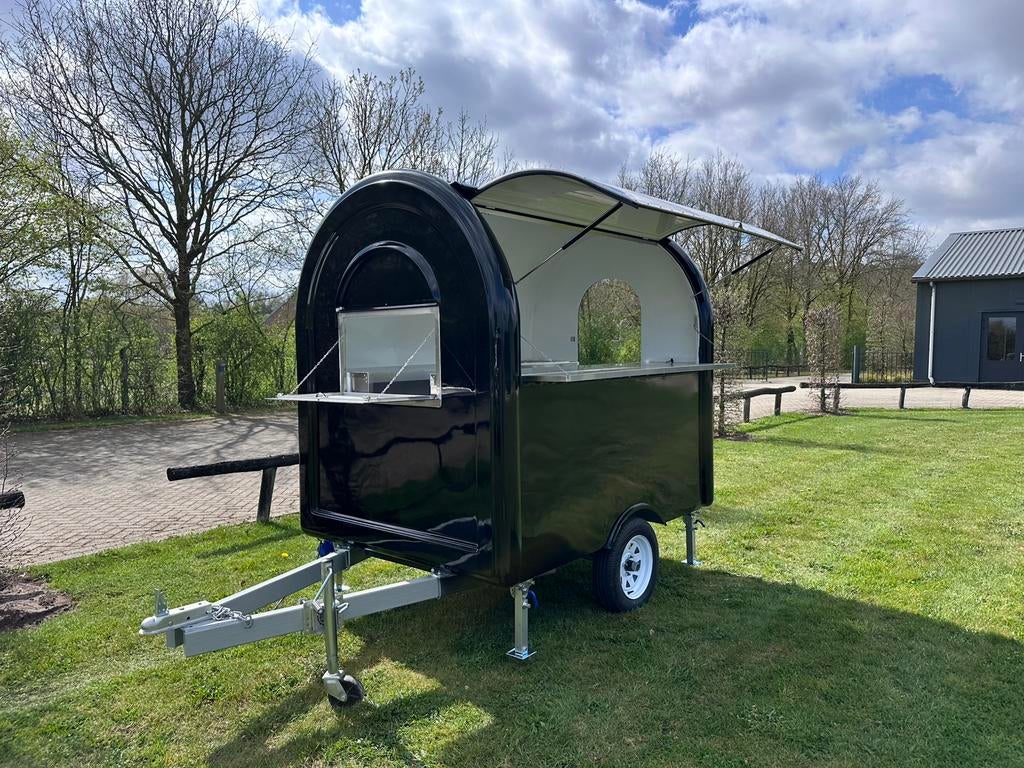 Foodtruck aanhangwagen verkoopwagen te huur/ te koop, Ophalen