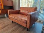 Leren loveseat (evt + bijpassende 3-zits bank)., Huis en Inrichting, Ophalen, Strak, Gebruikt, Tweepersoons