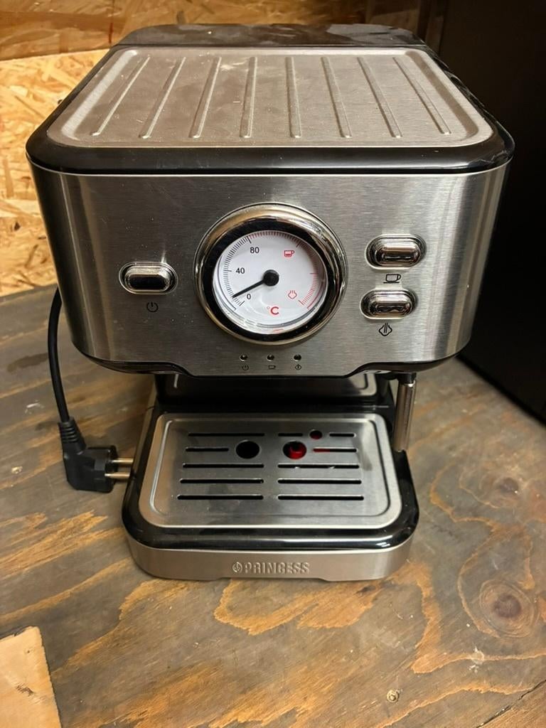 Espressomachine, Stoompijpje, Gebruikt, 10 kopjes of meer, Koffiemachine