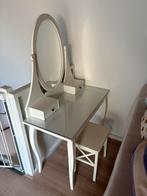 Kaptafel en kruk ikea hemnes, Ophalen, Zo goed als nieuw, 50 tot 100 cm, Minder dan 100 cm