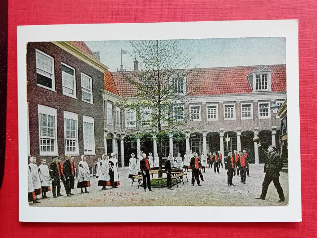 Ansichtkaart Amsterdam, Verzamelen, Ansichtkaarten | Nederland, Ophalen of Verzenden, Voor 1920, Noord-Holland