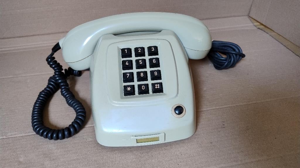 Oude PTT druktoets telefoon type T65-TDK jaren '80, Telecommunicatie, Vaste telefoons | Niet Draadloos, Ophalen of Verzenden, Gebruikt