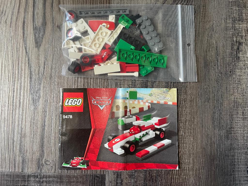 Lego Cars 9478 Raceauto Francesco Bernoulli, Lego, Compleet, Ophalen of Verzenden, Zo goed als nieuw