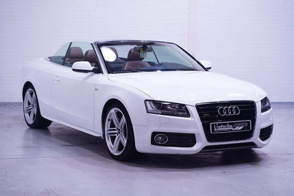 Audi A5 Cabriolet 3.0 TDI V6 240 pk Quattro Aut. S-Line Cogn, Auto's, Audi, Automaat, Euro 5, 15 km/l, Gebruikt