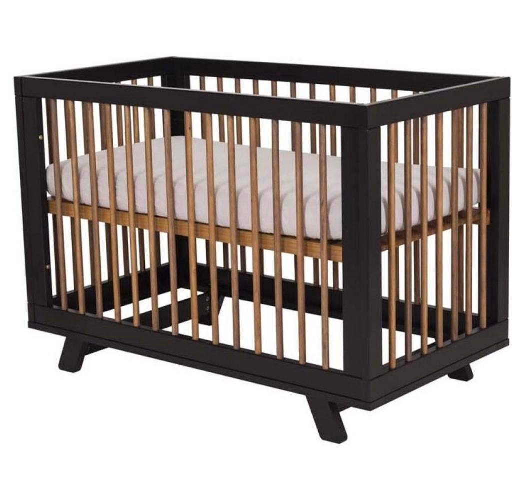Coming Kids Harper Ledikant - Zwart/Naturel, Ophalen, Gebruikt, Ledikant