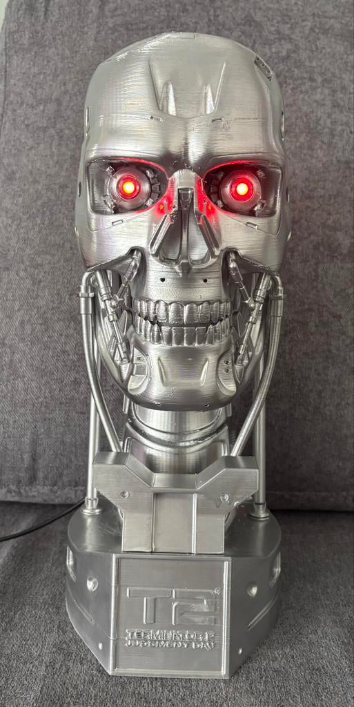 3D Geprinte T-800 Endoskelet Buste - Terminator 2, Ophalen, Nieuw, Film, Beeldje, Replica of Model