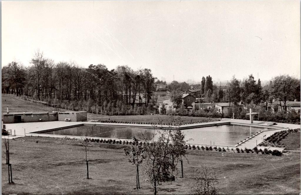 Schaesberg Landgraaf - Zwembad de Molt (3x), Verzenden, 1960 tot 1980, Ongelopen, Limburg