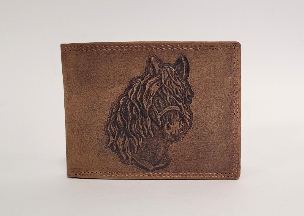 Pony paard portemonnee van echt leer bruin portefeuille, Sieraden, Tassen en Uiterlijk, Portemonnees, Info@deconoord.nl, Bruin