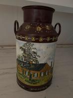 Melkbus met handgeschilderd landschap, Ophalen