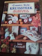 Country style kruissteek, Jane Greenoff, Ophalen of Verzenden, Zo goed als nieuw, Handborduren, Patroon