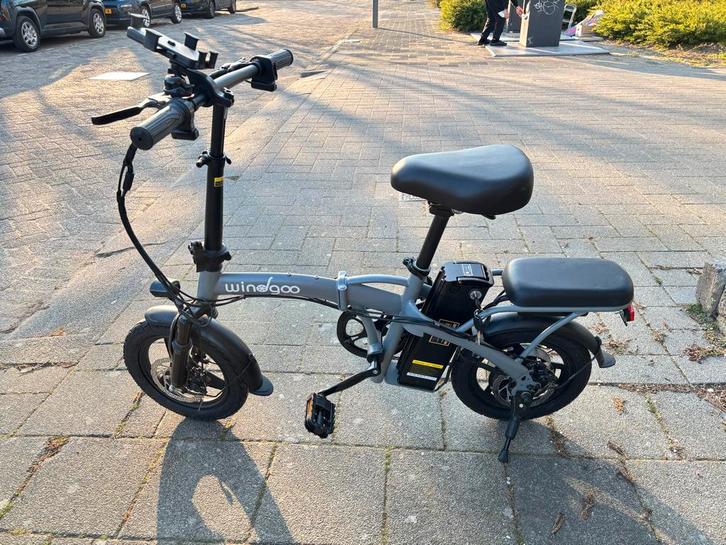 Windgoo opvouwbare elektrische fiets, Fietsen en Brommers, Elektrische fietsen, Gebruikt, Overige merken, Minder dan 47 cm, Ophalen of Verzenden