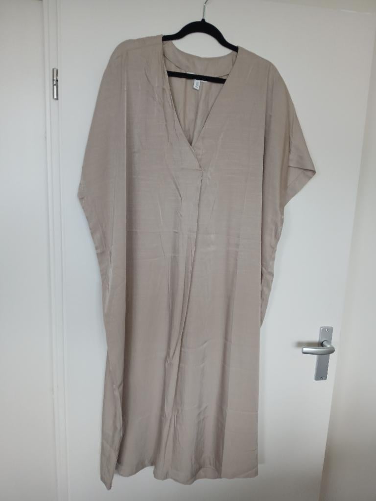 H&M jurk maat XL ecru Nieuw met kaartje, H&M, Beige, Maat 46/48 (XL) of groter, Nieuw