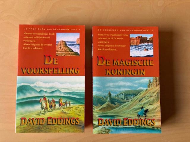 David Eddings - de kronieken van Belgarion 1 en 2, Ophalen of Verzenden, Gelezen