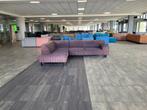 ✅️️ GEREINIGD paarsbruine hoekbank 290x225 | GRATIS LEVERING, 250 tot 300 cm, Hoekbank, Ophalen of Verzenden, Zo goed als nieuw