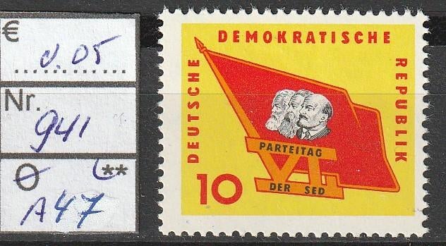 DDR SED Michel 941 Nr.A47p, Verzenden, DDR, Postfris
