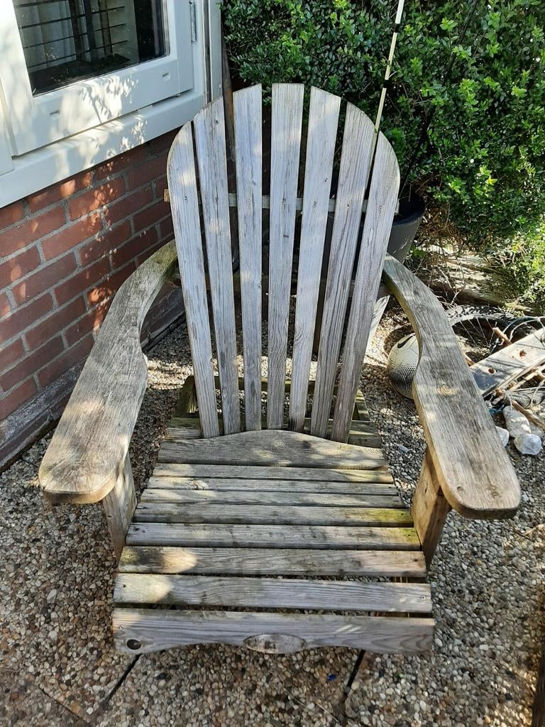 2 Tuinstoelen - Opknapper met potentie, Ophalen, Gebruikt, Hout