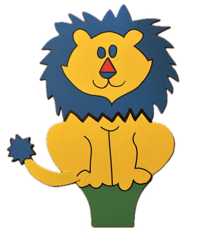 Leeuw - Geboortebord, Ophalen, Nieuw, Geboortebord