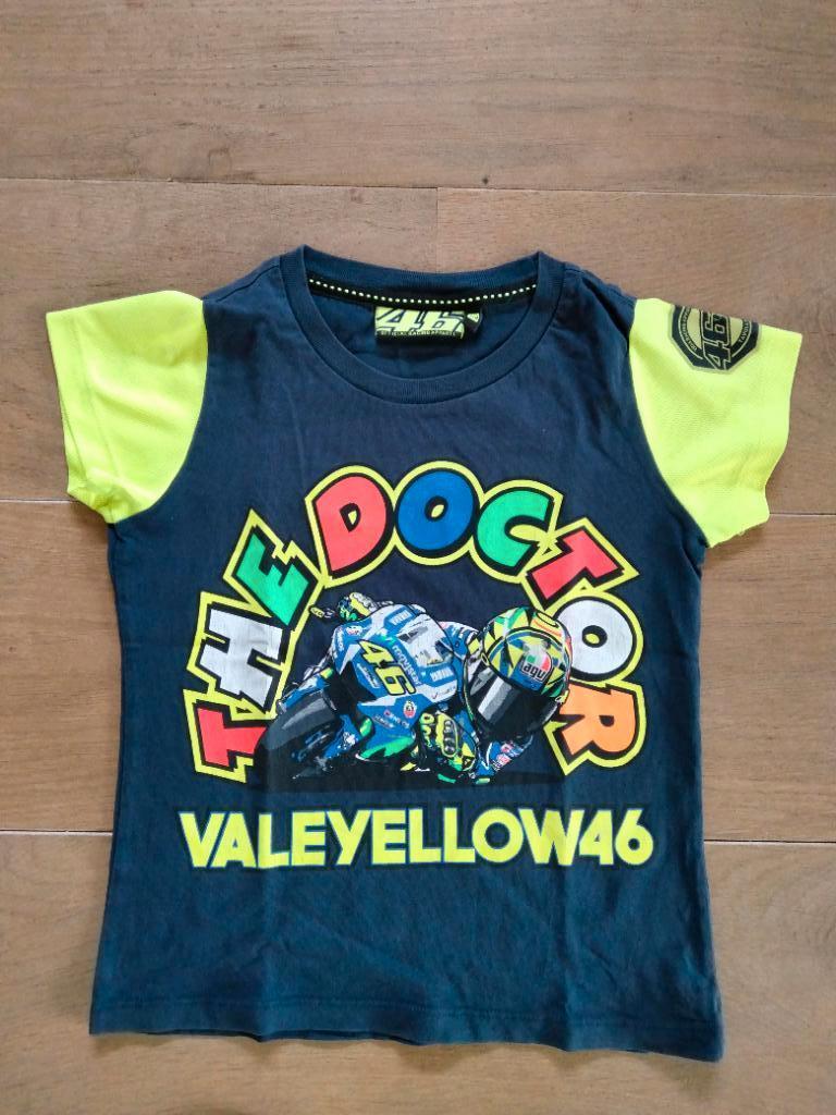 Valentino Rossi t-shirt maat 4/5, maat 122/128, Ophalen of Verzenden, Zo goed als nieuw, Maat 128