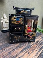 Japans chinees altaar muziek sieradenkist muziekdoosje, Ophalen of Verzenden