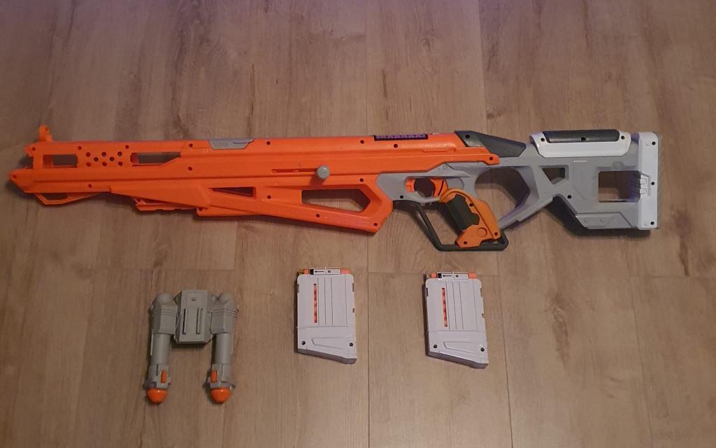 nerf accustrike/raptorstrike, Ophalen, Gebruikt