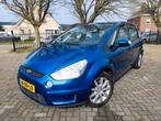 Ford S-Max 2.5 20V Turbo lage kilometerstand! Nette auto, Auto's, Ford, Voorwielaandrijving, 1581 kg, Blauw, 7 stoelen