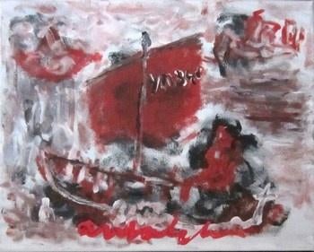 =====diverse doeken===== Anton Heyboer 1924-2005=====, Ophalen of Verzenden