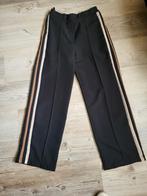 Sportieve zwarte broek met bies, maat L, Ophalen of Verzenden, Zo goed als nieuw, Zwart, Lang