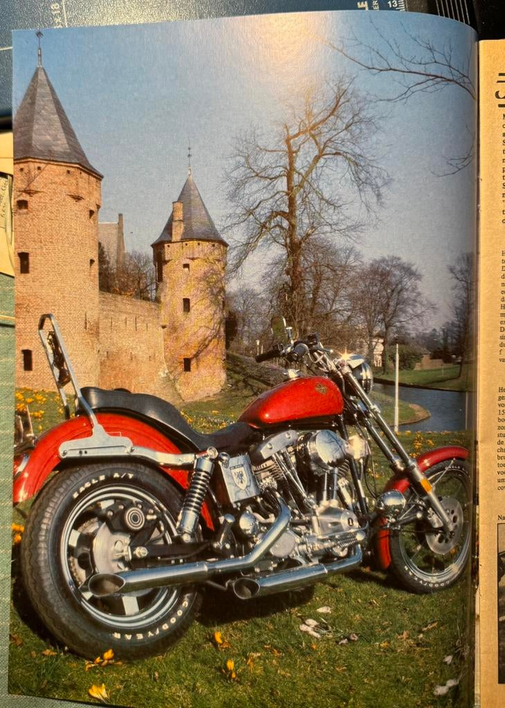 Verslag 1980 Harley Davidson Super Glide Magnum Drag Special, Verzenden, Zo goed als nieuw