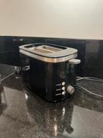 Zwart broodrooster met ontdooi- en opwarmfunctie, Ophalen, Gebruikt