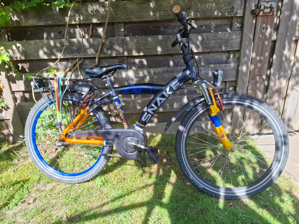 Batavus Snake 24 inch kinderfiets met 3 versnellingen, Velgrem, Versnellingen, Batavus, Ophalen of Verzenden