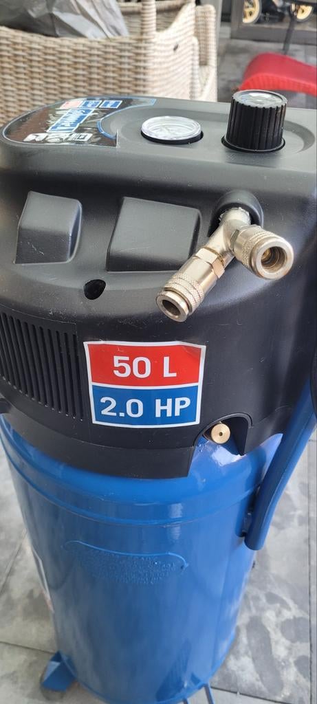 Scheppach compressor, Ophalen, 6 tot 10 bar, Zo goed als nieuw, Minder dan 200 liter/min