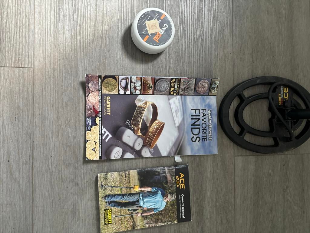 Garrett ACE 200i Metaaldetector met accessoires, Hobby en Vrije tijd, Metaaldetectors, Ophalen, Garrett, Meer dan 30 cm, Zo goed als nieuw