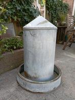 Oude zinken voerton voor pluimvee, Tuin en Terras, Ophalen, Gebruikt, Minder dan 30 cm, Rond